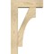 Ekena Millwork Westlake Block Rough Sawn Bracket w/ Offset Brace, Douglas Fir, 6"W x 18"D x 30"H BKT0604X18X30WTL05RDF - alternate 4
